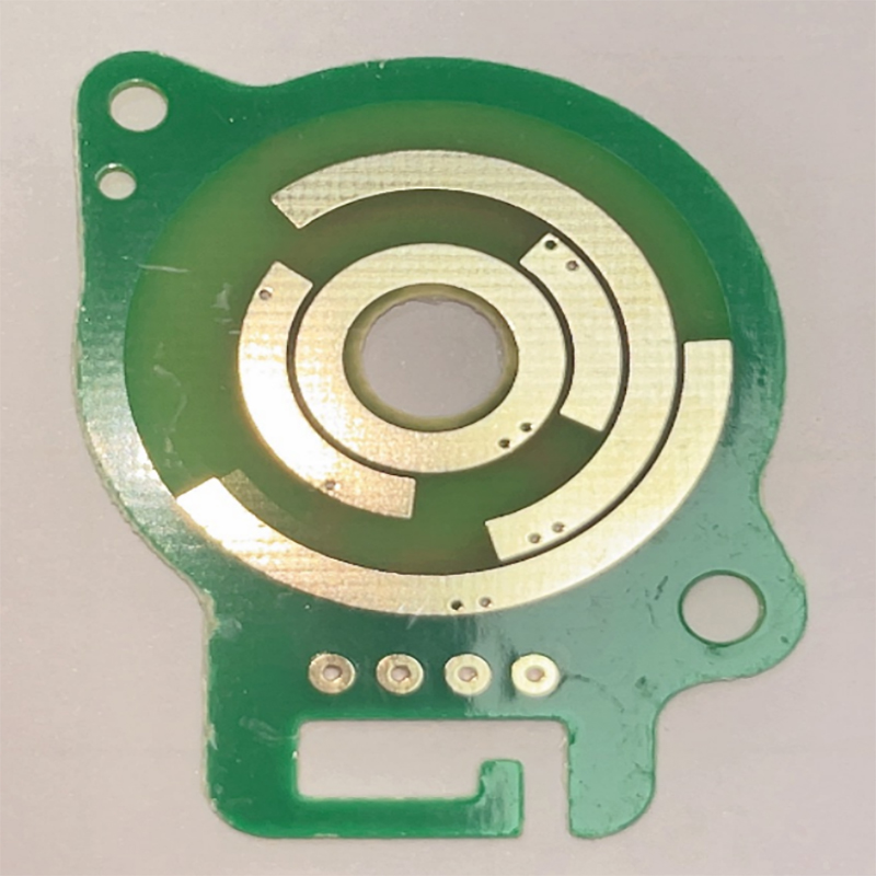 Double-sided/electroplated gold board